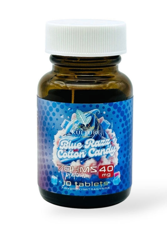Platinum 40mg Blue Razz+ Cotton Candy